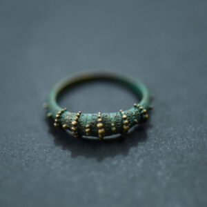 Bague oursin bronze
