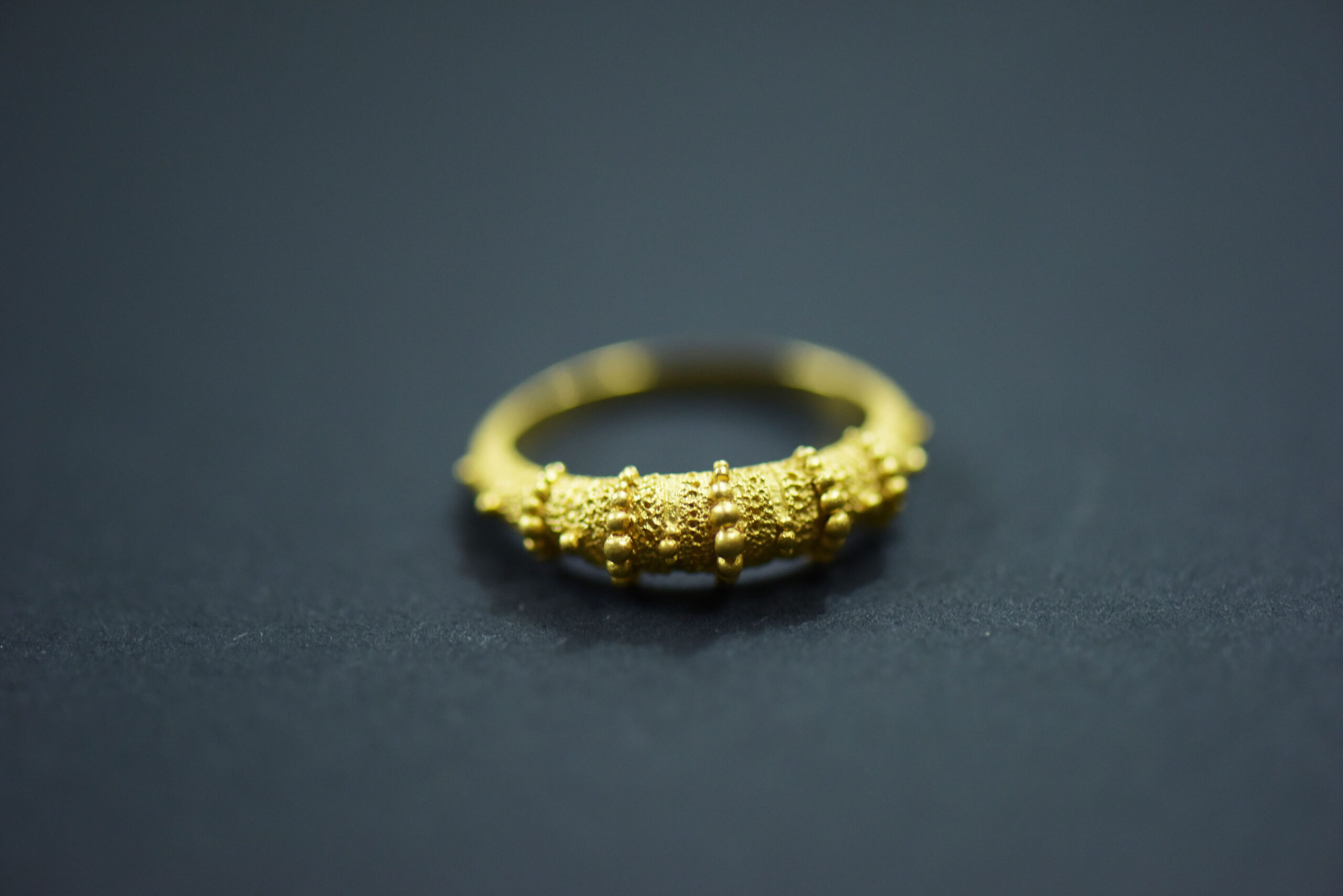 bague oursin vermeil