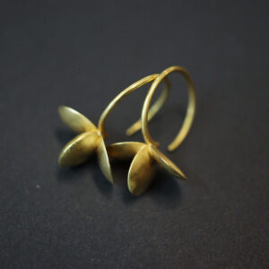 boucles d'oreilles Lentilles vermeil